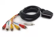  Cable Audio Video [SCART(M) to 6 RCA(M) 1.8m] SCART IN/OUT