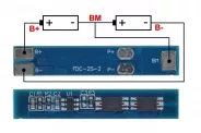 BMS ������� ������ 2S �� Li-ion Li-pol ������� (7.4V BMS 2S 3A 18650)
