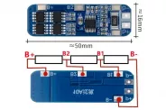 BMS ������� ������ 3S �� Li-ion Li-pol ������� (11.1V BMS 3S 10A 18650)