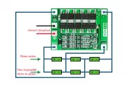 BMS ������� ������ 3S �� Li-ion Li-pol ������� (11.1V BMS 3S 40A 18650)