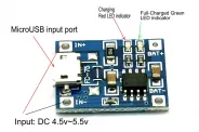 Battery Charging Board 1S �� Li-ion Li-pol ������� (1S 5V 1A Micro USB)
