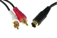  Cable Audio Video [S-Video(M) to 2 RCA(M) 1.5m]