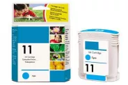  HP 11 Cyan InkJet Cartridge 1750 pages 28ml (G&G Eco C4836AE)