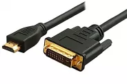  DVI to HDMI Cable Black [DVI-D to HDMI 1.8m] PVC