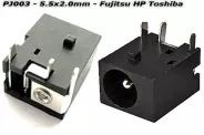  DC Power Jack PJ003 5.5x2.0mm (Gateway  Fujitsu HP Toshiba)